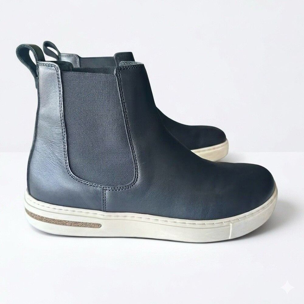 Birkenstock Bend Chelsea Sneakerboot Leather Pull-on Black Women's EU38S / US7
